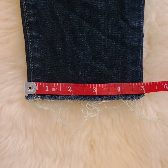Joe's Jeans High Rise Skinny Ankle Raw Hem Jeans Size 28 - Picture 8 of 8